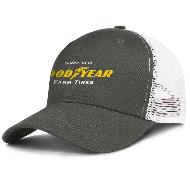 Goodyear Mens and Women Regolable Trucker Meshcap Custom Fashion Baseball personalizzato Classic Baseballhats Tyres Logo Goodyear T3109836