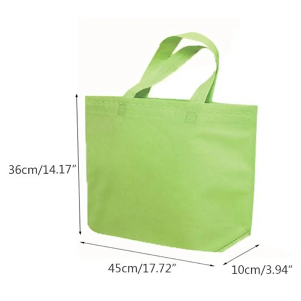 Environmental Shopping Bag Reusable Foldable Nonwoven Casual Tote Bag Grocery Storage Handbag High capacity12853