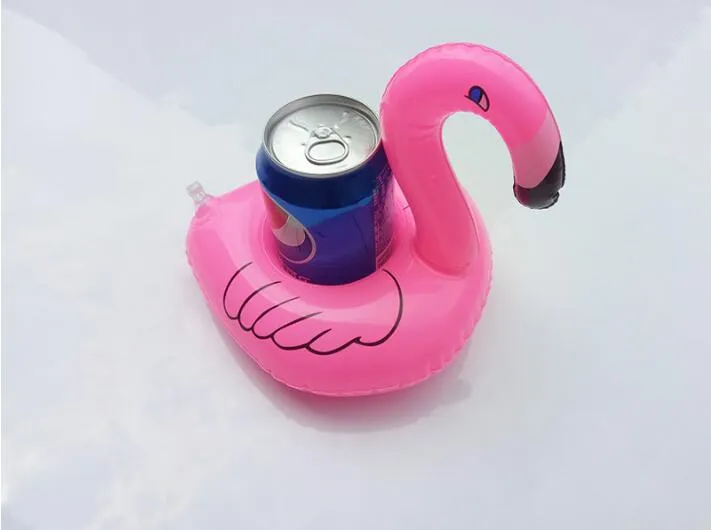 Colchões de ar de para copo inflável flamingo bebidas piscina de copo piscina flutuadores de brinquedos de brinquedo de natação3252