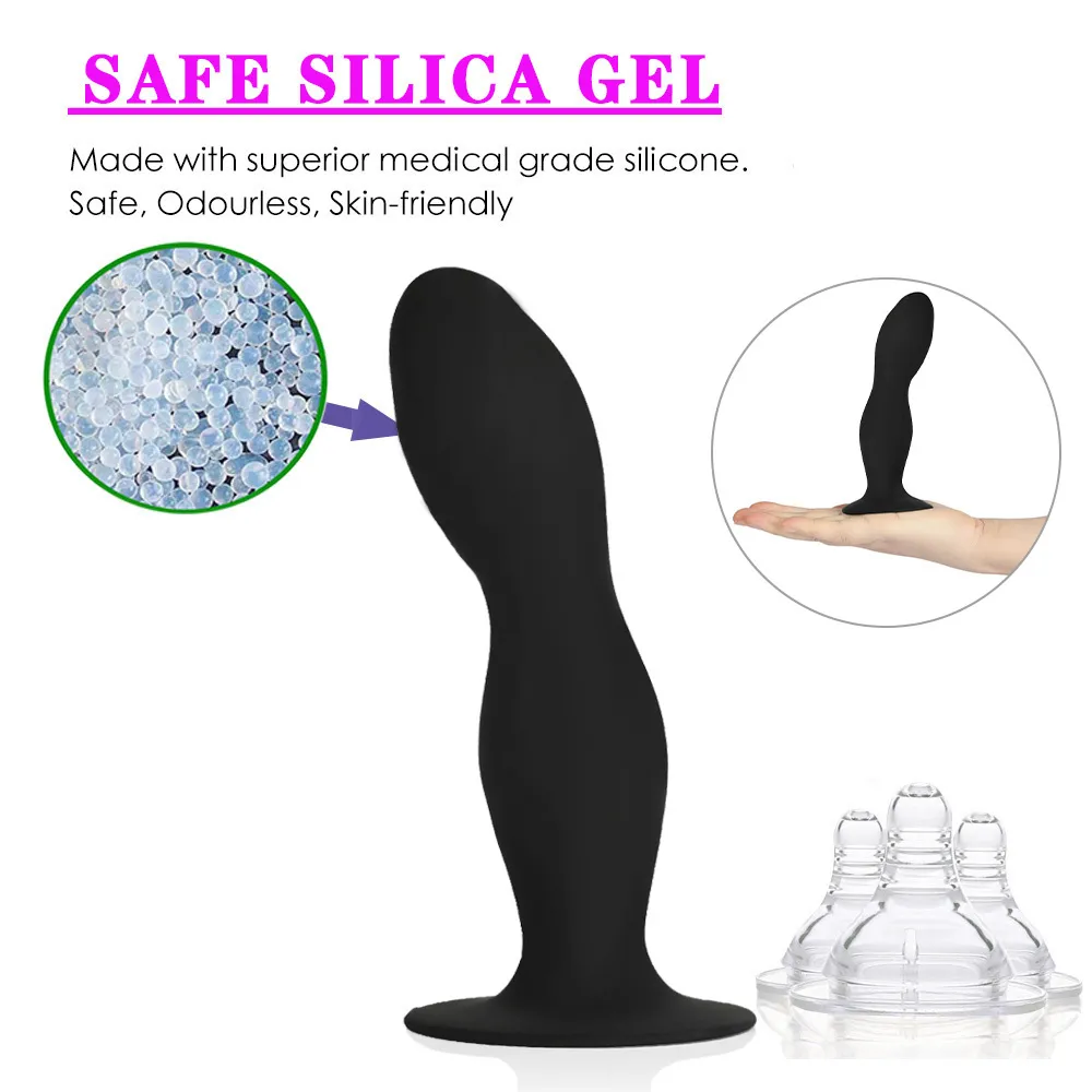 Wireless Remote Dildo Vibrator For Men Anal Plug Prostate Massager Suction Cup Stimulator Adult Sex Toys Man Masturbator Remote Y28283907