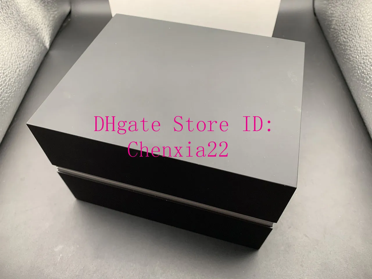 Высококачественная черная оригинальная коробка для мужских и женских часов, коробка для мужских наручных часов с сертификатами, деревянная коробка для часов IWC2800