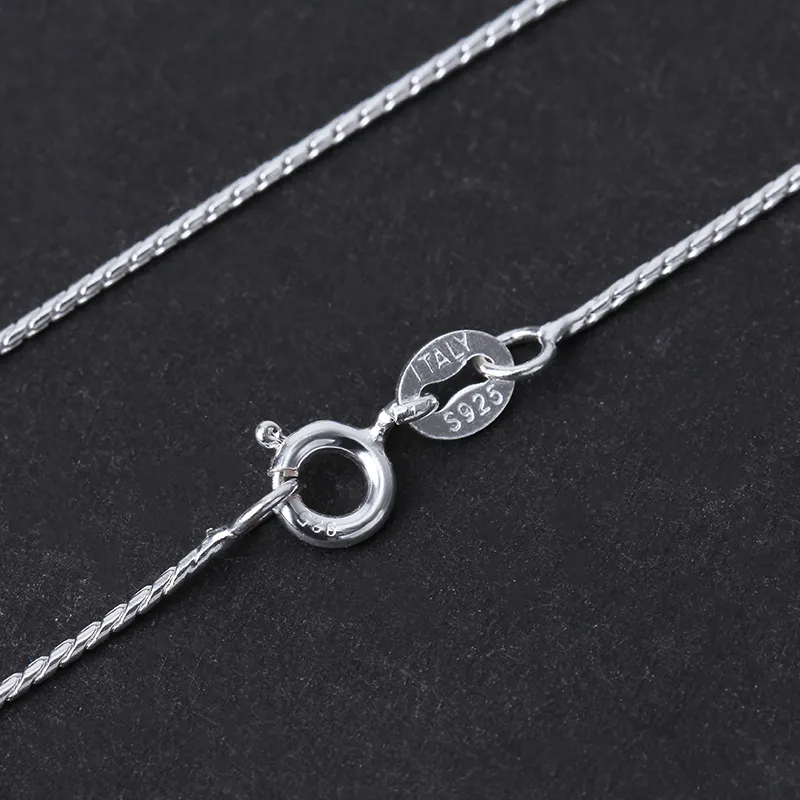 Lotus Spaß Echt 925 Sterling Silber Halskette Edlen Schmuck Kreative Hohe Qualität Klassische Design Kette für Frauen Acessorio Collier249q