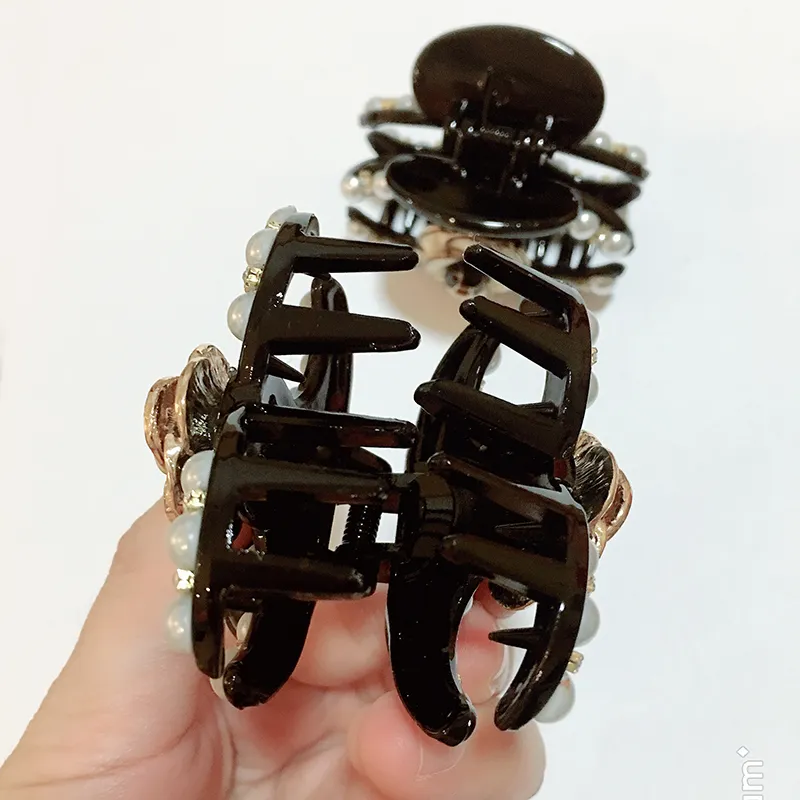 6X4CM Mode Koreanische version von importierten Kamelie strass greifen clips mädchen kleine blumen kratzen Für Frauen sammeln haar ornament271n