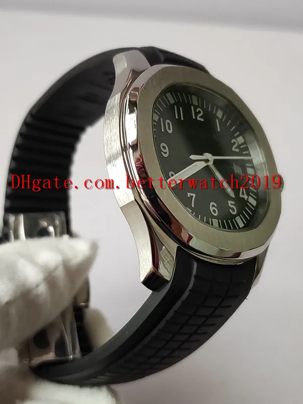 Fournisseur d'usine de luxe NautilusWatch Aquanaut 40mm 5167A-001 bandes de caoutchouc noires mécaniques automatiques montres pour hommes montre de sport 300U