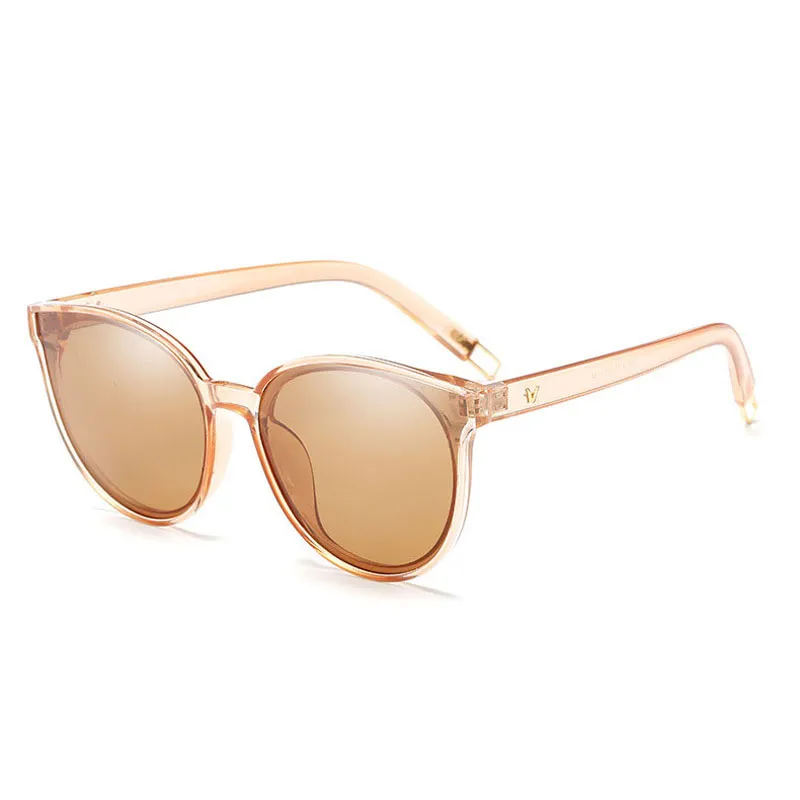 Marke Mode Frauen Sonnenbrille Cat Eye Shades Luxus neuesten Designer polarisierte Sonnenbrille Persönlichkeit Integrierte Brillen UV400279u