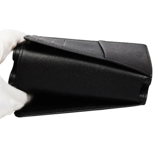 Shipmet N63143 Pocket Organizer Wallet Mens äkta läderplånböcker Korthållare ID Wallet Bi-Fold Påsar Högkvalitativ tunn kort345R