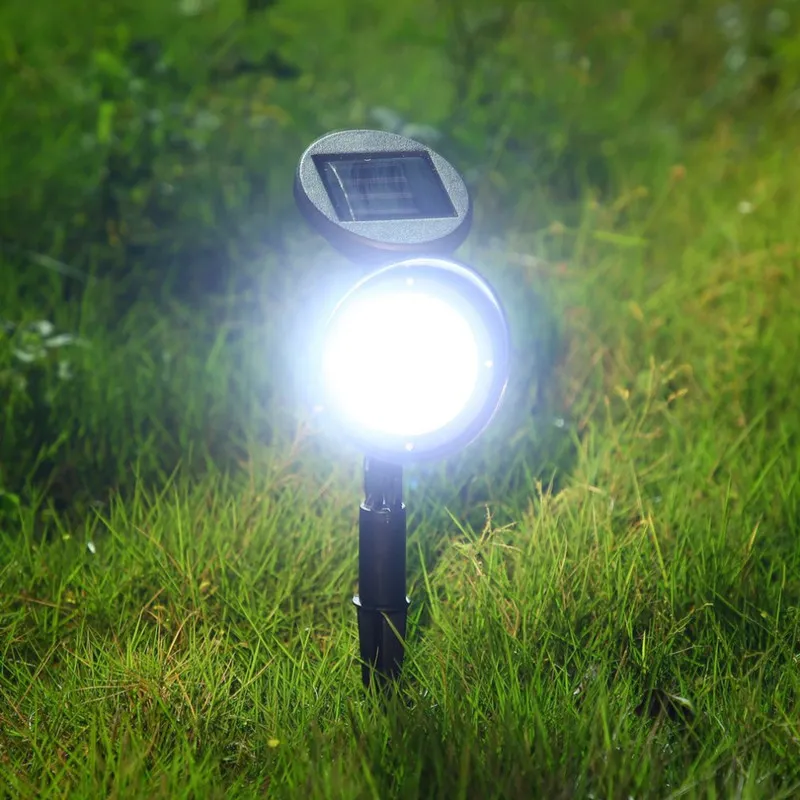 3 LED Solar Powered Spotlight Outdoor Garden Landscape Lawn Lamps Yard Path Spot Decor Light Lamp Auto On218e