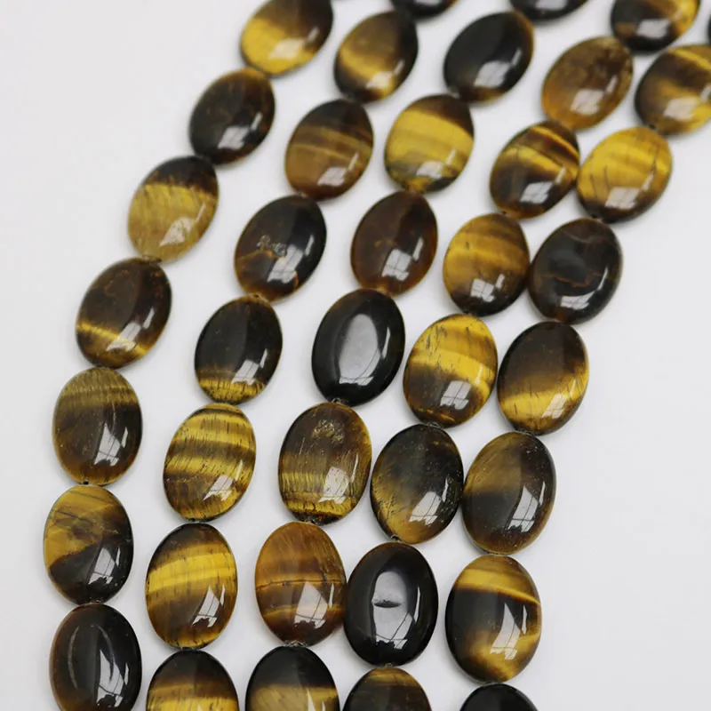 Ganze Charms 13 18mm ovale Form Naturstein Wunderschöne Perlen zur Schmuckherstellung Ohrringe Halskette Anhänger 316V
