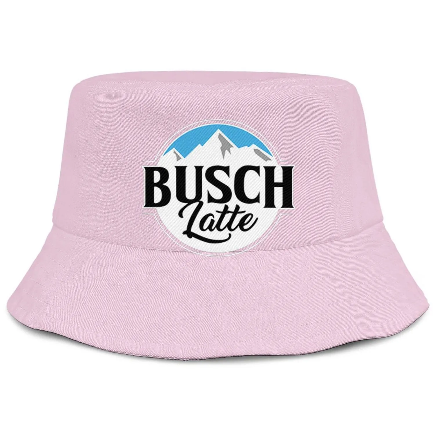 Busch Light Beer Logo Mens and Womens Buckethat Cool Youth Hink Baseballcap Light Blue Adge White Latte Så mycket4707196