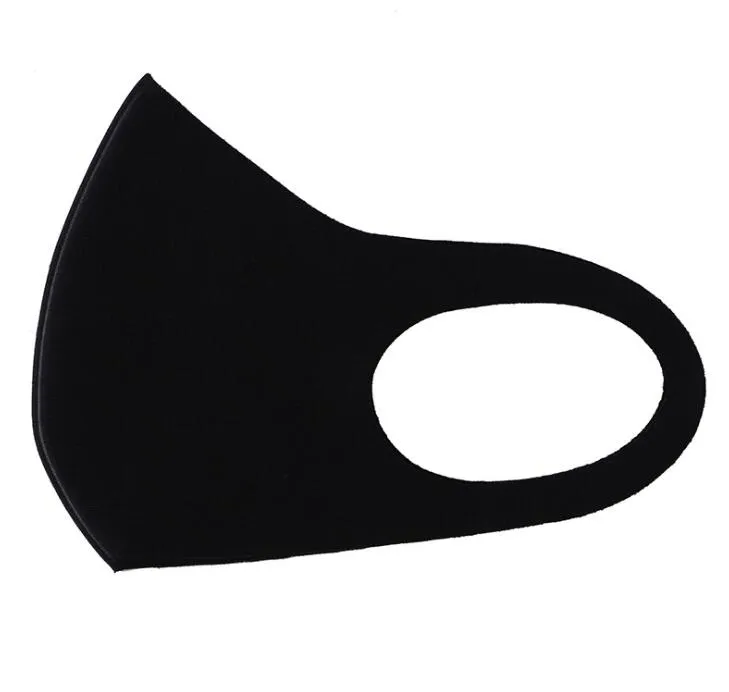 En stock Anti polvo cara cubierta de la boca PM2 5 máscara respirador a prueba de polvo transpirable lavable reutilizable hielo seda algodón máscaras herramientas1222j