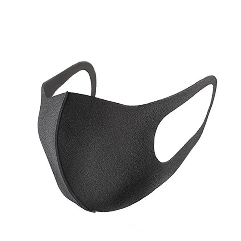 Reusable AntiDust PM25 Mouth Anti Pollution Unisex Face Mask Washable Cotton Mask 3D Earloop Black Face Mask 2740147