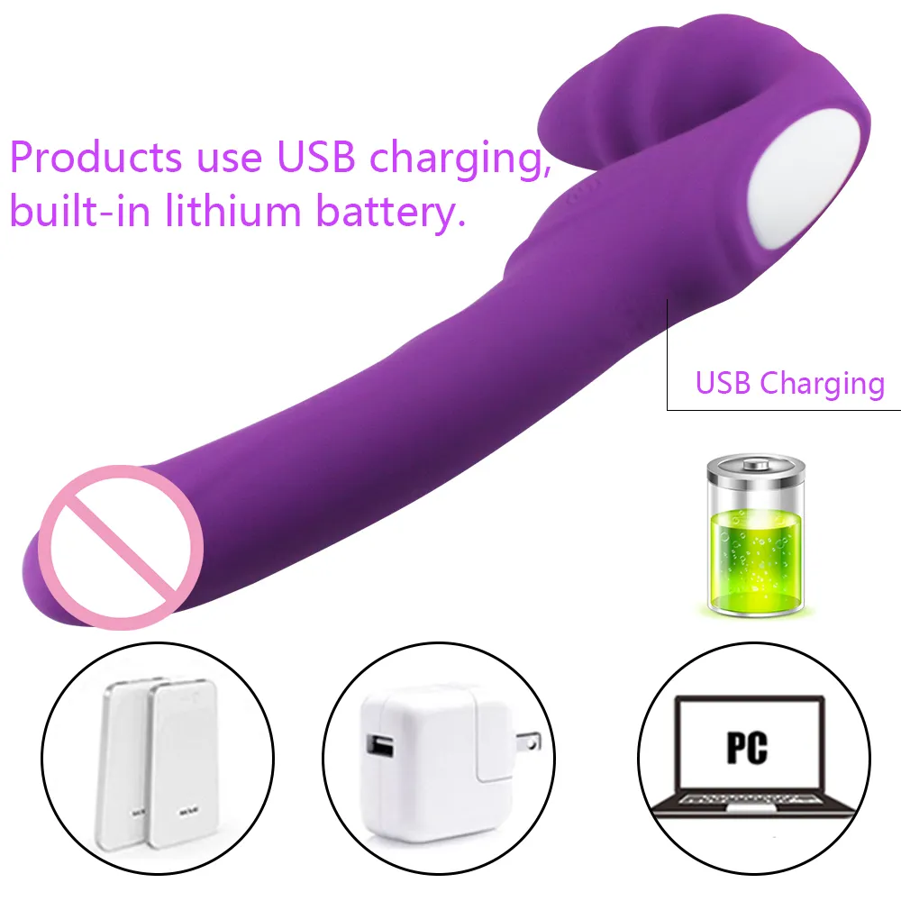 Stropplös rem på realistisk dildo vibrator massager lesbisk dubbelsidan massager gspot stimulerar klitoris sexleksak för par t194758371