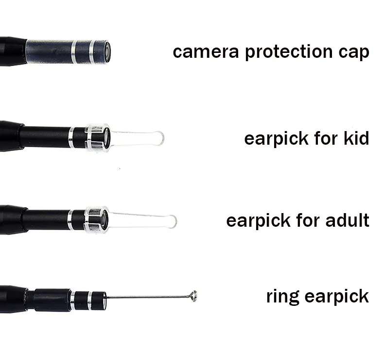 Android PC IOS haute résolution USB Endoscope otoscope vision oreille outil de nettoyage caméra earpick endoscope pour médical