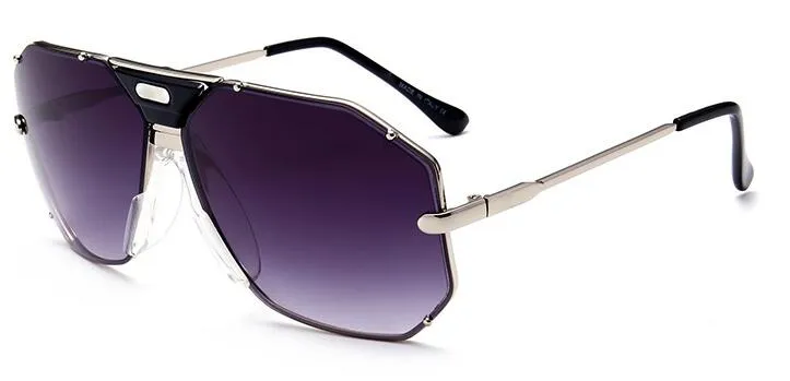 Whole-2018 NEW 905 High quality brand designer fashion men's fashion sunglasses female models retro style UV380 Sun Glass322I