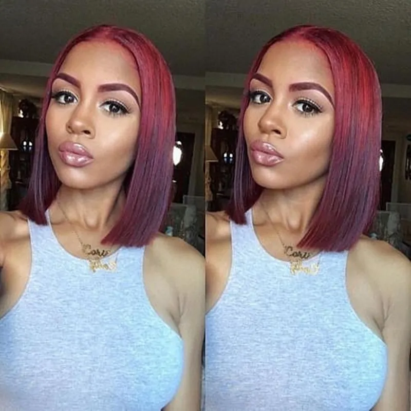 red bob wigs for black women 2