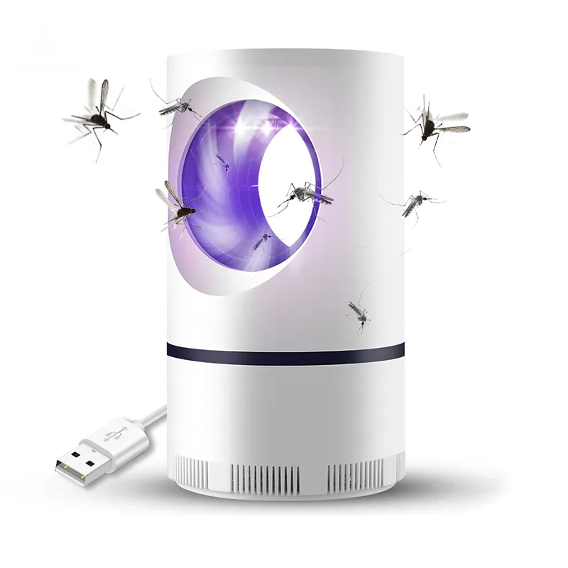 Myggdödare Lamp Antimosquitos Pocatalyst led att USB Night Light Mute Mosquito Repellent Bug Zapper Insect Files TRA229Q