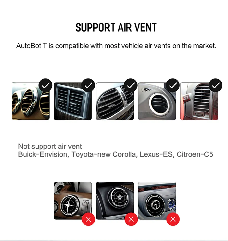 360 Metal Magnetic Car Soporte de teléfono para iPhone Samsung Xiaomi Air Ventilín de ventilación de aire en el soporte de montaje GPS de automóvil Retail5529623