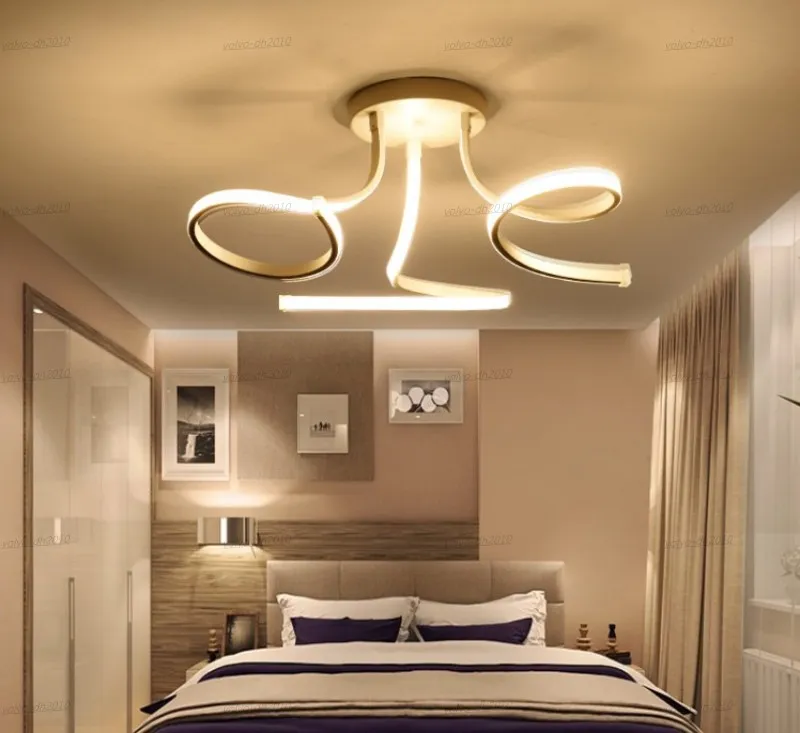 Новый дизайн акриловый лотос светодиодные потолочные светильники для гостиной кабинет спальня lampe plafond avize внутренний потолочный светильник LLFA297Y