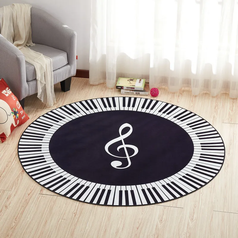 Tapis rond tapis de porte tapis modernes pour salon tapis tapis chambre anti-dérapant tapis de sol Tapete maison Textile285A