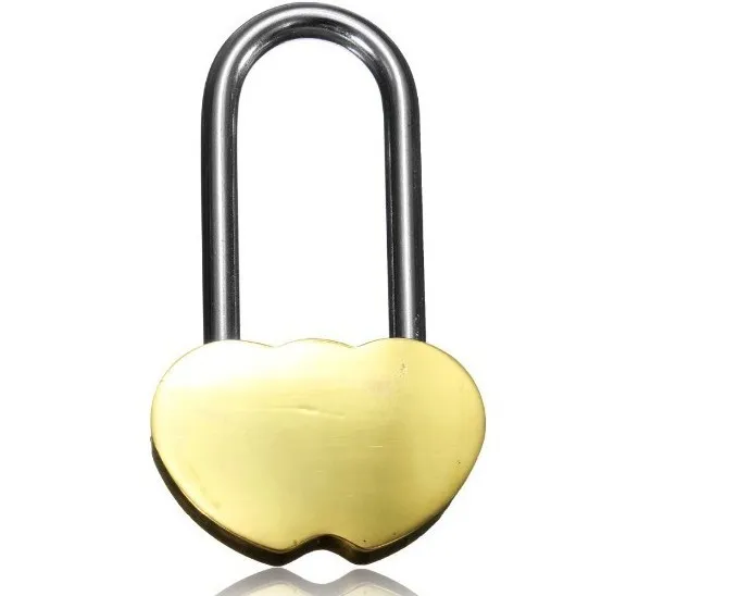 Padlock Love Lock Engraved Double Heart Valentines Anniversary Day Gifts237K