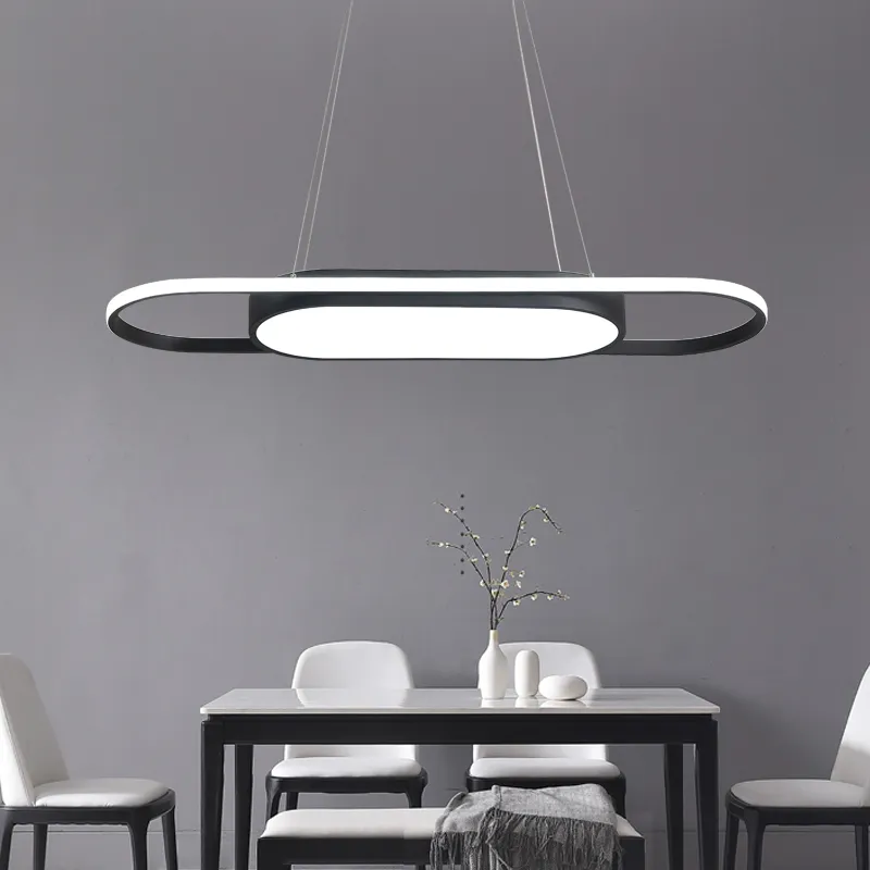사무실 부엌을위한 LICAN 현대 LED 펜던트 조명 광택 LAMPARAS DE TECHO Colgante Moderna Pendant Lamp 서스펜션 Luminaire261W