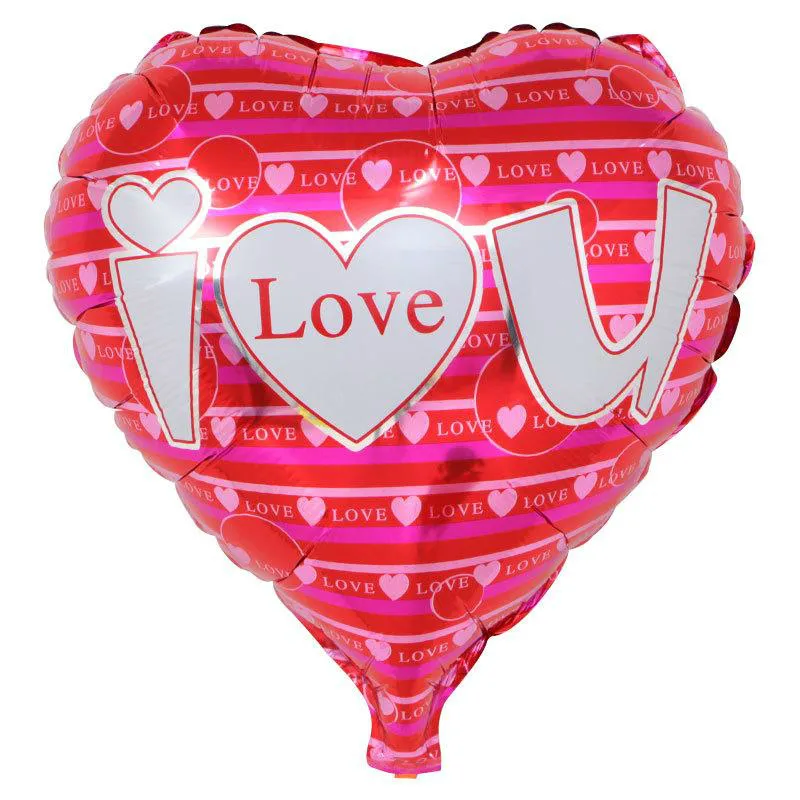 18 tum uppblåsbar luftballonger hjärtaform helium ballong bröllop dekoration folie ballonger älskar ballonger hel1572
