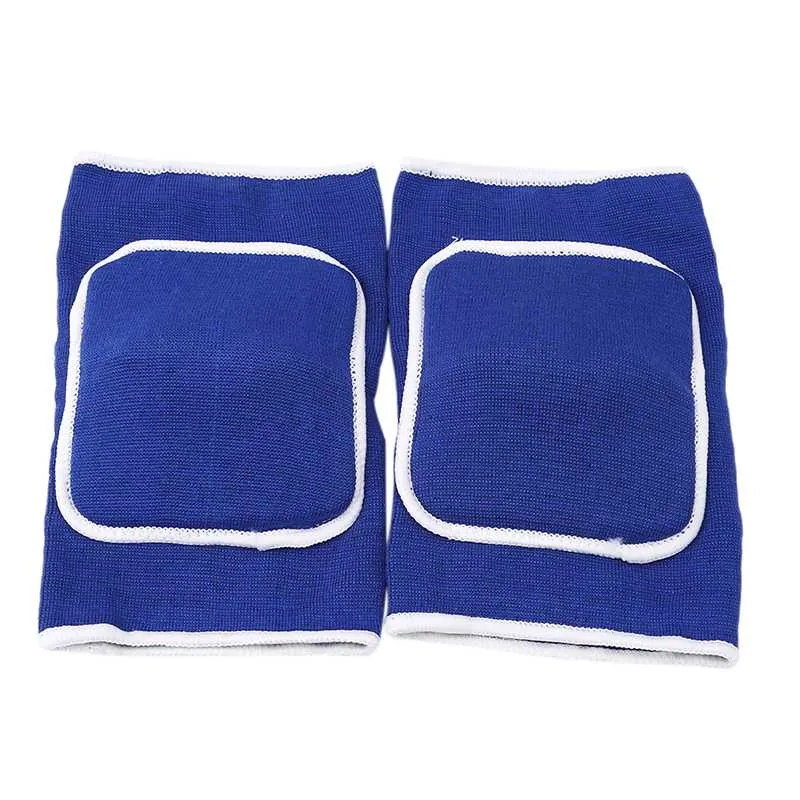 Kniebeschermers Skate Snowboard Sport Elastische Pols Kniebeschermer Pads Beenwarmer Voor Volwassen Volleybal Sport Basketbal Knie Bandage213H