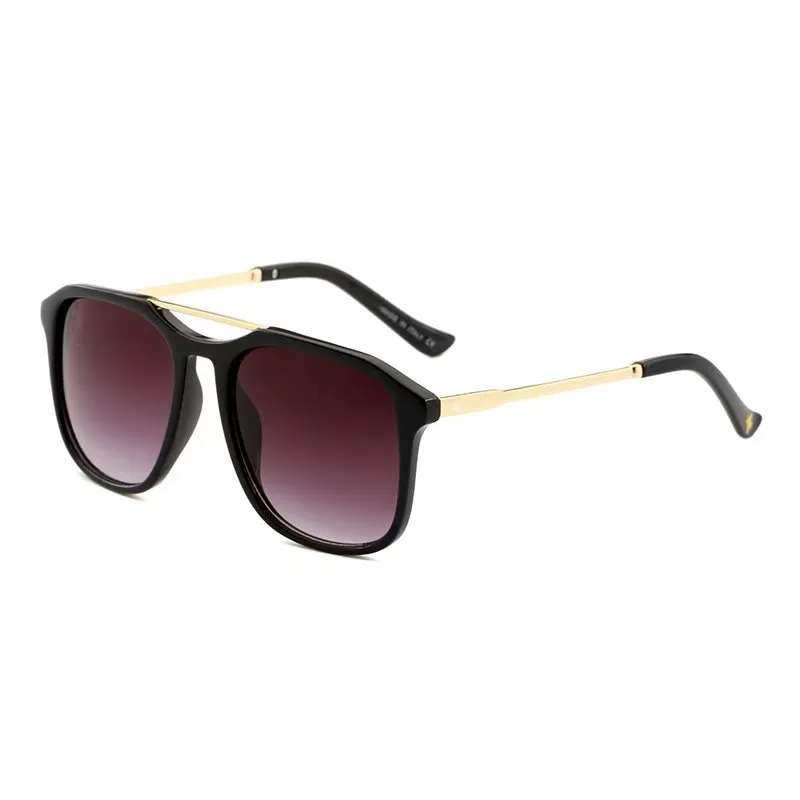 Ny varumärkesdesigner iögonfallande solglasögon Kvinnor Män solglasögon Kvinnliga körglasögon vintage solglasögon UV Goggles Shippi2445