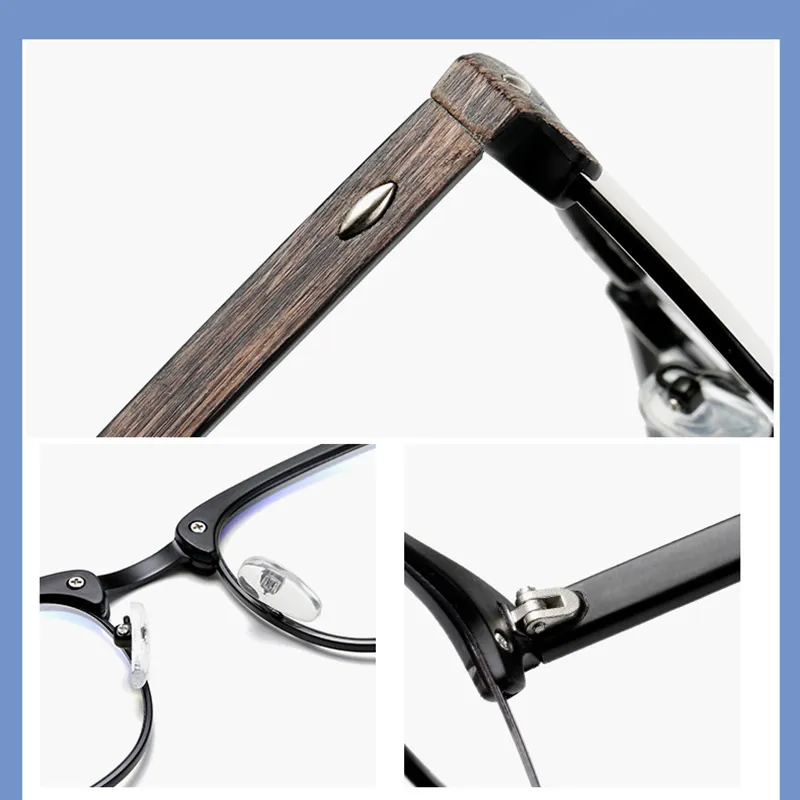 Blaulicht-blockierende Brille, Computer-Lesebrille, pochrome Sonnenbrille, Chamäleon-Sonnenbrille, für Herren und Damen, halbrandlos, Y200619225v