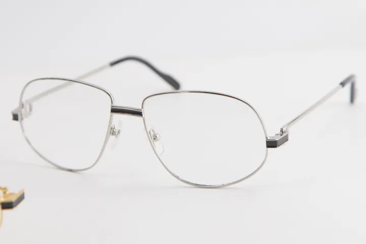 Óculos ópticos dourados de alta qualidade, masculino, grande, quadrado, feminino, design clássico, modelo com box1947