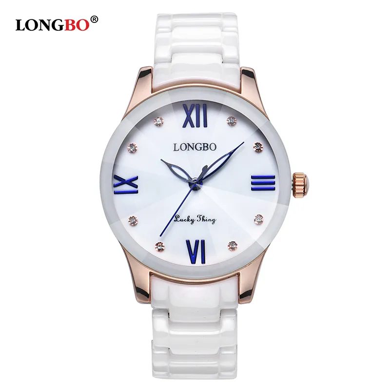 Cwp 2021 top brand LONGBO Luxury Fashion Casual orologi al quarzo in ceramica Lady relojes mujer orologio da polso da donna vestito dalla ragazza femminile Ladie180A