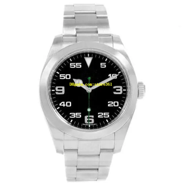 8 Style 03 Mens Watches 36mm Stainless Steel Watch 116900 77080 114200 116000 114200 114210 Air King Movement Watc2538