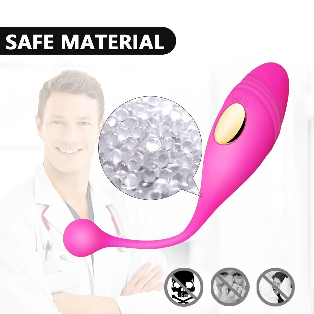 Draadloze Afstandsbediening Vagina Vibrator Volwassen Vrouwelijke Massager Love Egg Vibrator Seksspeeltje voor Vrouwen Anale speeltje Masturbator Y2004118257019