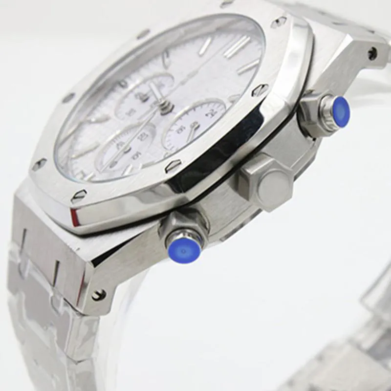 NY 7 Färg Mänklocka Sapphire Mirror Waterproof 60m Luminous Advanced Steel Band Ceramic Frame Men's Mechanical Watch248J