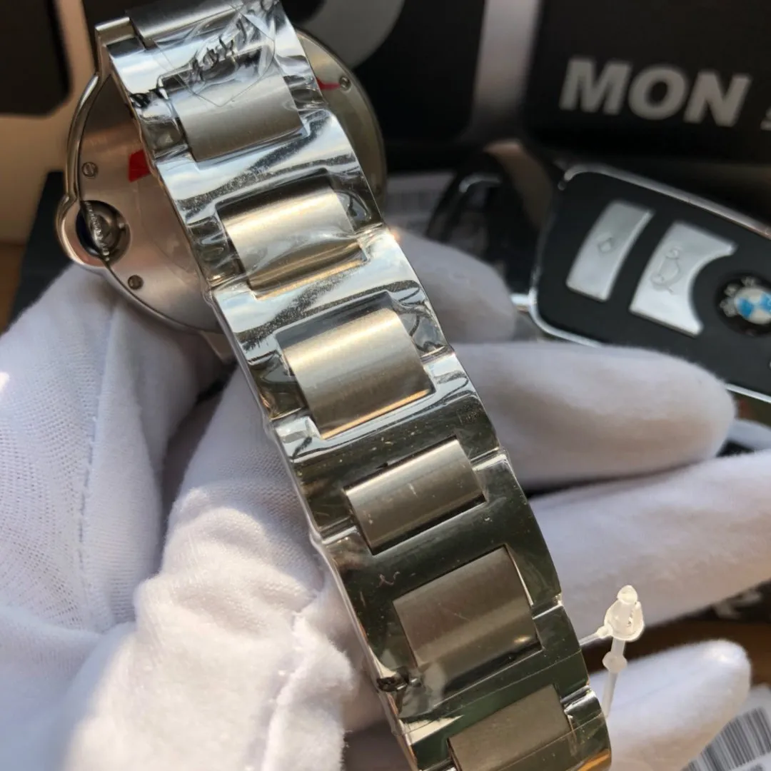 Женские часы Кварцевый механизм 36 мм из нержавеющей стали 316L с ремешком из сапфирового стекла женские наручные часы Водонепроницаемые301D
