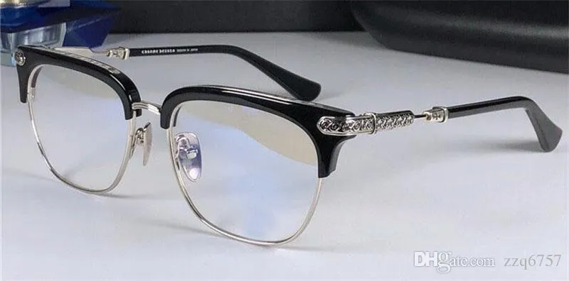 Nieuwe fahsion bril chrom-h bril Verti mannen oogframe ontwerp kan op recept bril vintage frame steampunk style2704 doen