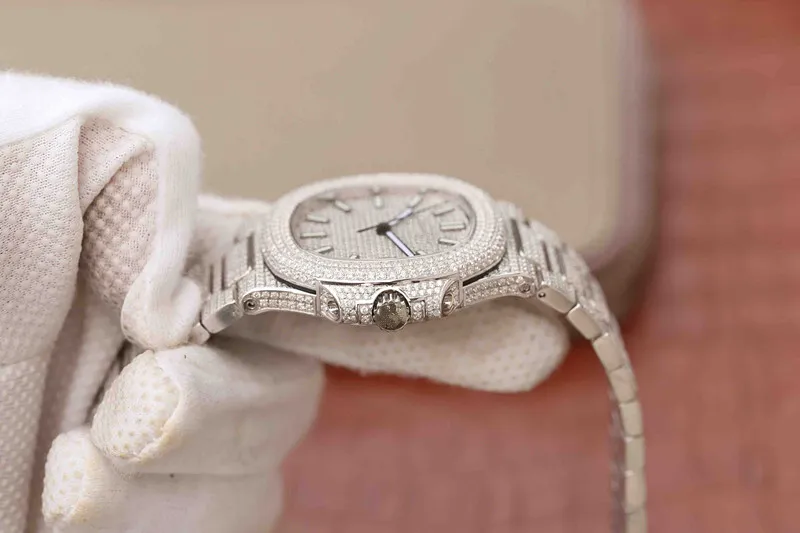 N platine femme designer montres de luxe 5719 10g-010 montres pour femmes montre en diamant montre de luxe montres de luxe pour femm2648