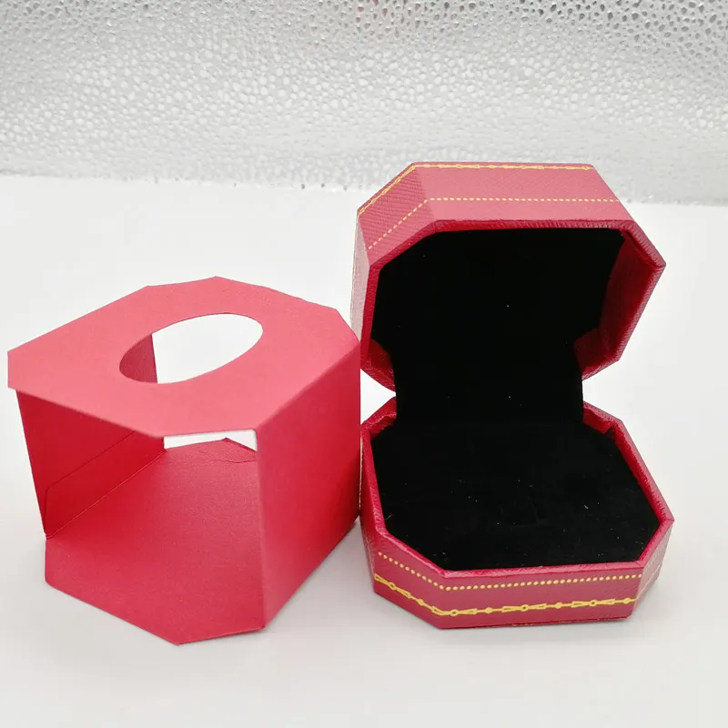 Модный браслет красного цвета, ожерелье, кольцо, оригинальная оранжевая коробка, сумки, подарочная коробка для ювелирных изделий на выбор234Z