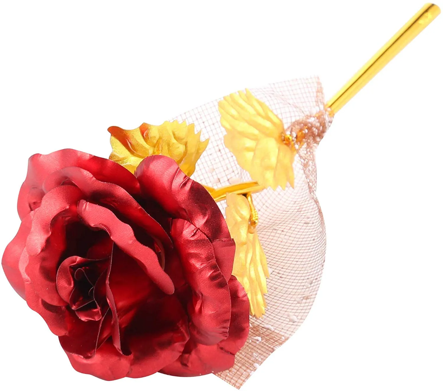 24k Or Roses Bouquet Plaqué Or Rose Forever Cadeaux pour Son Anniversaire De La Saint Valentin Mariage Fête Des Mères Anniversaire Gift298V