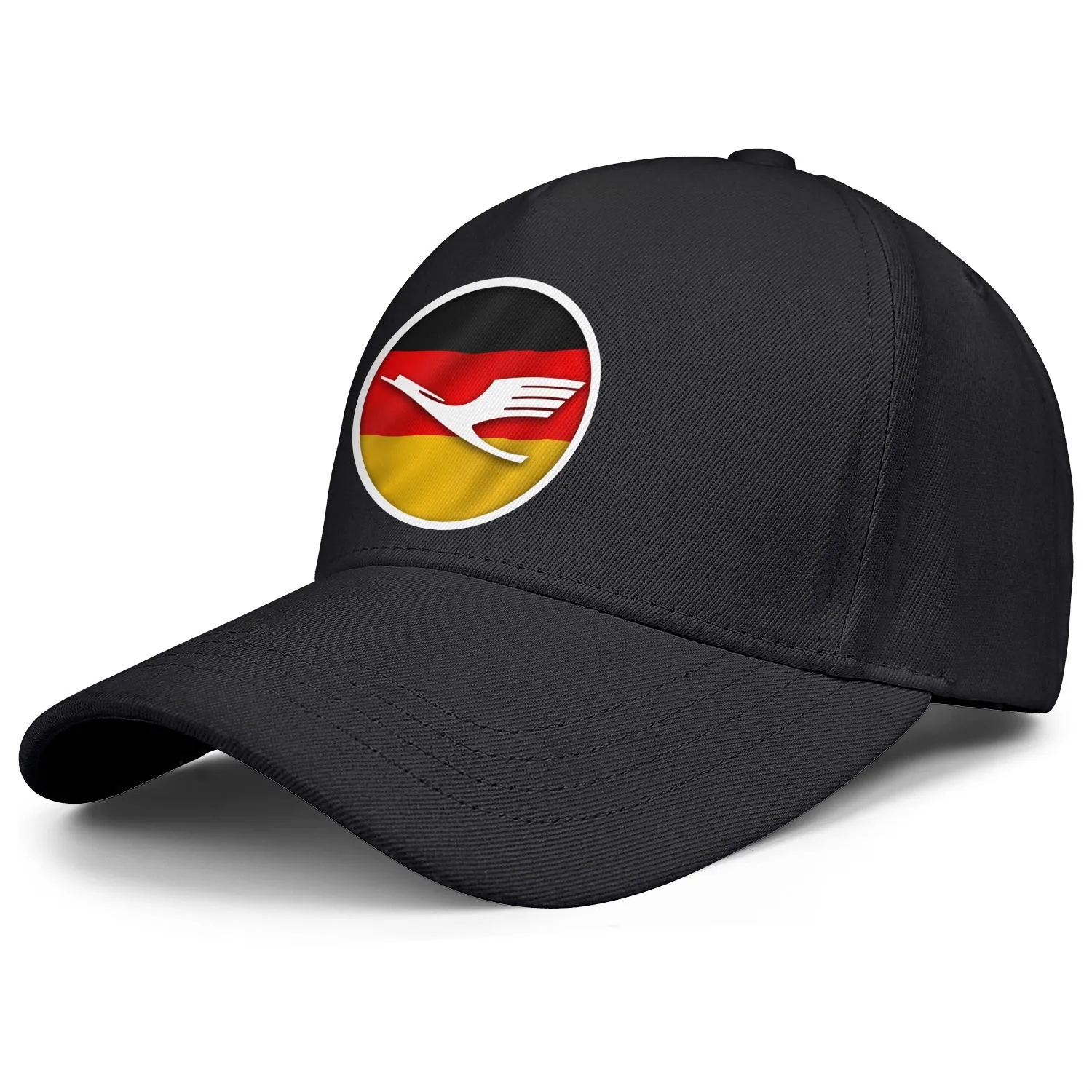 ルフタンサ航空会社のシンボルロゴメンズアンドレディース調整可能トラッカーキャップデザインスポーツチームスタイリッシュな野球ハットドイツの旗ロゴゲイ254U