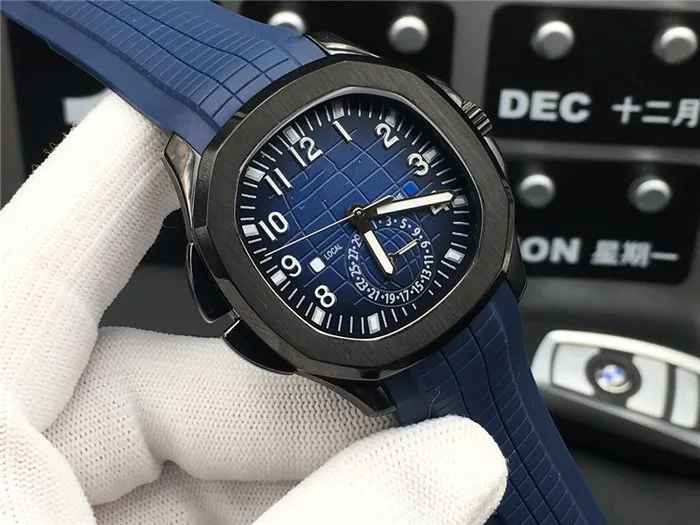 Super 58 montre DE luxe movimento automatico dell'orologio cassa in acciaio pregiato 316L diametro 40mm spessore 12mm cinturino in gomma impermeabile 50m240M