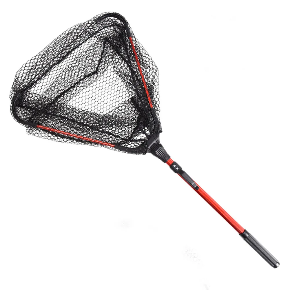 Telescoping For Fishing Pole Foldable Aluminum Alloy Retractable Landing Net Fishing Net341l