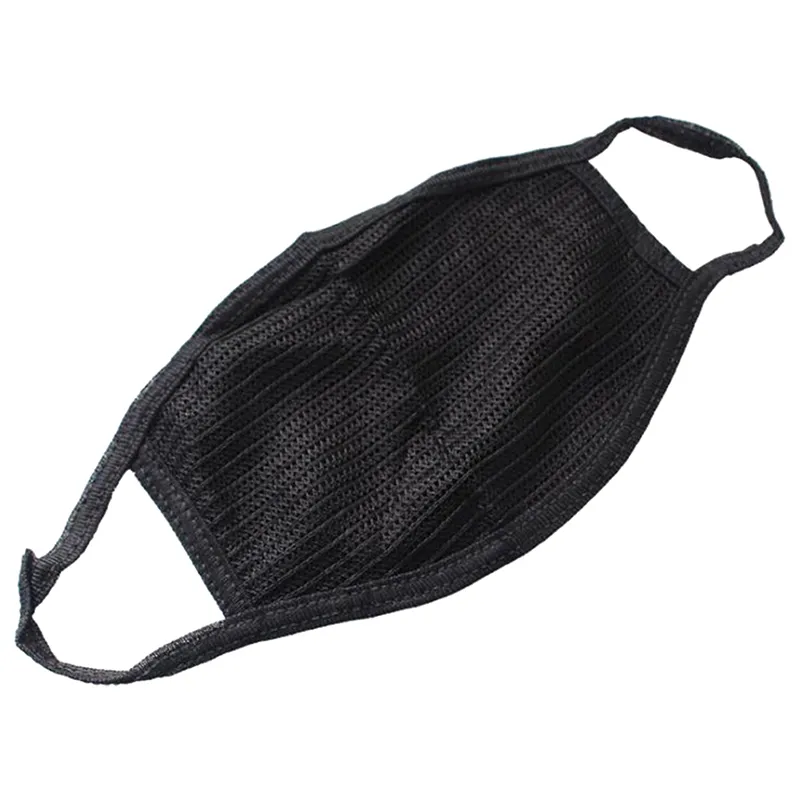 Siyah Bilayer Pamuk Ağız Maskesi Anti Sis Mist Yıkanabilir Yeniden Kullanılabilir Çift Katmanlı Ağız Milası Toz Sıcak Kış Maskesi 5743698