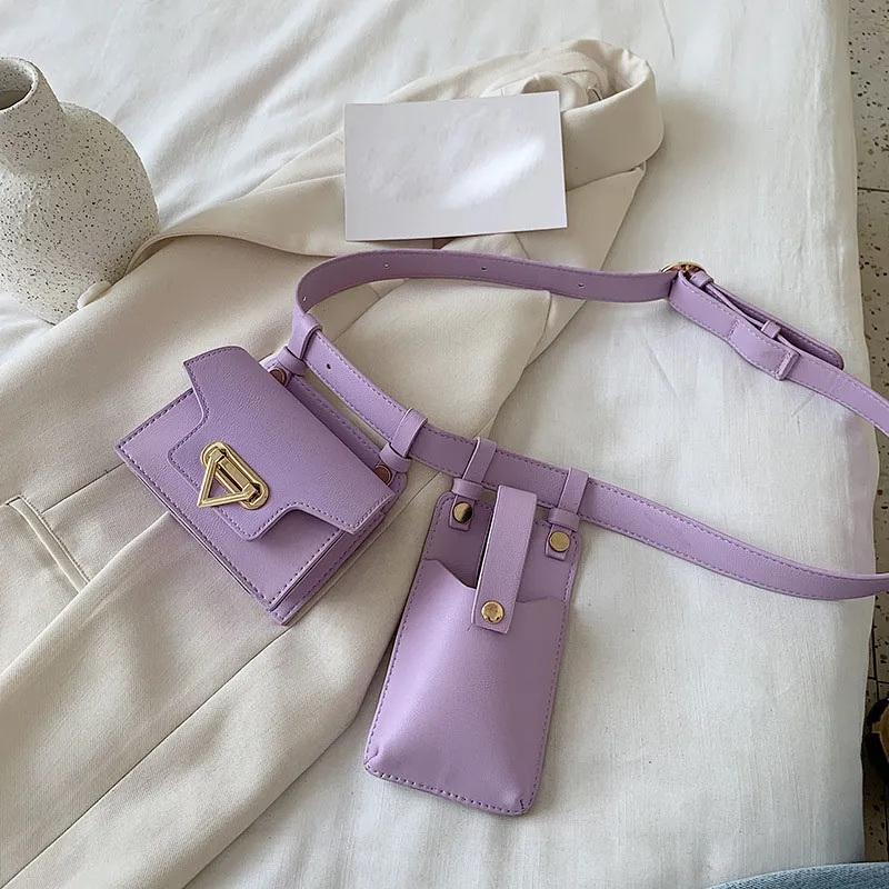 Bolsas de cintura para mujeres PU cuero mini riñonera paquete de viajes multifuncionales bolso de hip hop bum bolso femenino bolsos pequeños340v