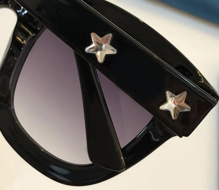 Occhiali da sole firmati di nuova vendita 0208 montatura cat eye con materiale di bordo popolare stile semplice protezione uv400 di alta qualità 247w