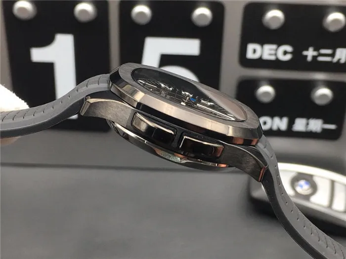 Super 58 montre DE luxe movimento automatico dell'orologio cassa in acciaio pregiato 316L diametro 40mm spessore 12mm cinturino in gomma impermeabile 50m240M