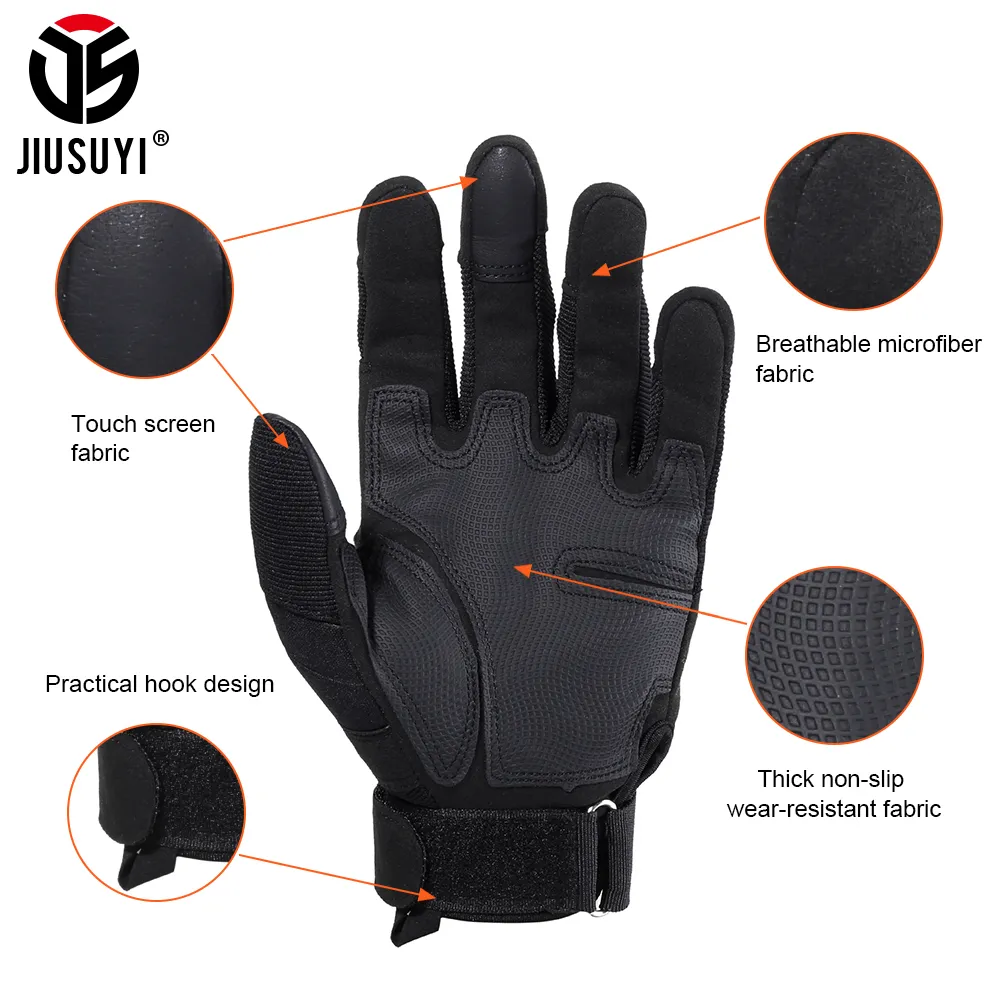 New Brand Tactical Gloves Military Army Paintball Airsoft Shooting Police Hard Knuckle Combat Full Finger Driving Gloves Men CJ191214q