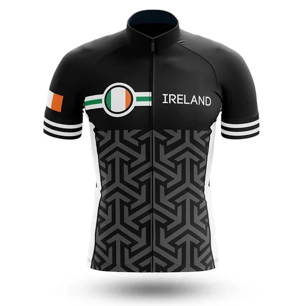 Nuevo 2022 Irlanda Equipo de ciclismo negro Jersey 19D Pad Pantalones cortos de bicicleta Conjunto de secado rápido Ropa Ciclismo Hombres Pro Ciclismo Maillot Culotte Wear2873