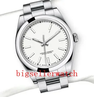 Dostawca fabryki Najwyższa jakość luksusowe zegarek na rękę szafir wieczny 39 mm bez daty White Dial 114300 Automatyczne mechaniczne męskie 2615