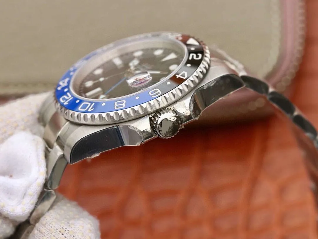 Super 90 montre DE luxe 2836 uurwerk horloges 316 fijn stalen horlogekast horlogeband saffier spiegel diameter '40mm waterdicht 50m287r